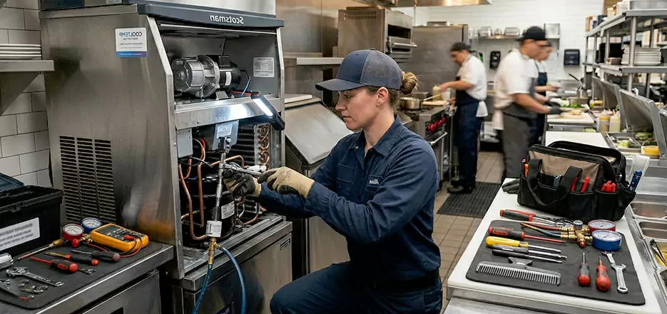 Commercial Ice Machine Maintenance in Linden